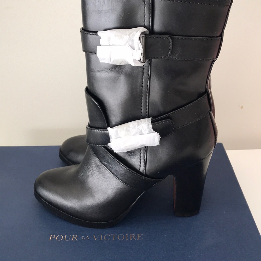 Pour la victoire -Roslin calf leather boots- New